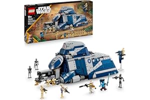 LEGO Star Wars 75435 The Clone Wars Le MTT des Séparatistes de la Bataille de Felucia - Jouet Interactif avec Speeder, 2 Minifigurines & 10 Figurines de Droïdes - Cadeau pour Garçon ou Fan dès 9 Ans
