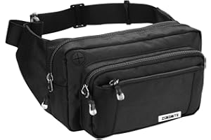 Speedsporting Gürteltasche Bauchtasche Damen Herren Wasserabweisende Hüfttasche mit Reißverschluss Bauchbeutel für Damen und Herren Outdoor Gurttasche Zum Wandern Hip Bag