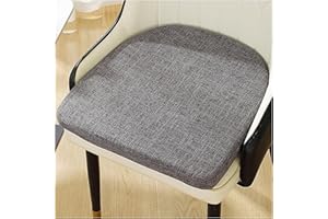 SDNAM 2/4/6er Set Sitzpolster Stuhl 45x45 Stuhlkissen U-förmiges Sitzkissen Indoor Outdoor Anti-Rutsch Kissen für Drinnen und Draußen, Garten, Küche, Café, Esszimmer(#1,45 * 45cm(2pcs))