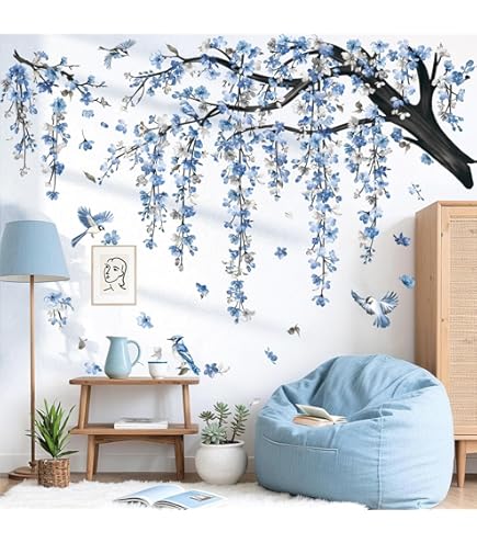 Wandtattoo Baum Ranke – Schwarze Ranken-Deko, 120x103 Cm, Selbstklebend Für Wände, Möbel & Mehr
