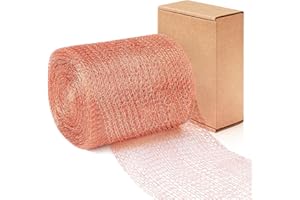 Gaeymy Red de Cobre Anticaracoles, Cinta de Cobre contra Caracoles 6mx 127mm, Cerca Trampa para Caracoles, Protección Valla de Cobre para Plantas de Camas Elevadas, Prevenir Plagas en el Jardín