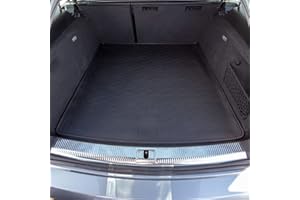 Travall Liner Tappetini per Bagagliaio Compatibili con Audi A4 Avant (2008-2015) Allroad (2009-2016) S4 Avant (2009-2016) RS4 Avant (2012-2015) TBM1019 - Vasca Baule in Gomma Originale