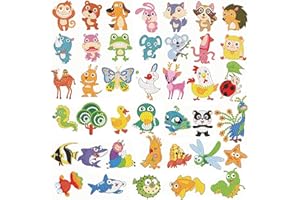 StarryTiger 40 Piezas DIY 5D Diamante Sticker Kit de Pintura, Pintura Diamante 5D Animales, Mosaicos Pegatina Arte Manualidades para Niño Niña, Regalo de Juguete Pequeño