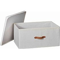 Love it Store it Premium Opbergdoos met deksel - Gemaakt van hoogwaardig stof - Extra groot en stevig - Grijs - 43x33x21 cm