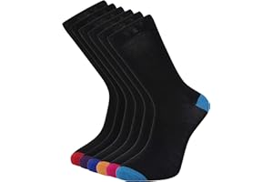 Cob Stallion- Black Socks for Men in Heel and Toe Style, Men’s Socks Multipack 6-11 UK, Pack of 6 and 12 Pairs