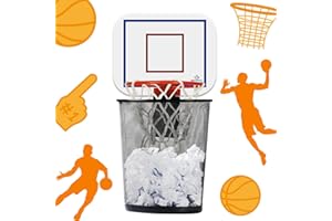 ‎MAD MONKEY Mad Monkey Basketballkorb Mülleimer - Lustiger Papierkorb für Jugendzimmer oder Büro - Basketball Mülleimer mit Sound - Perfektes Gadget für Basketball Fans