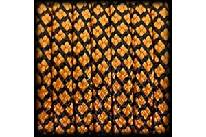 GANZOO Cuerda de Paracord 550 Diamond de 30 Metros de Nailon y poliéster con 7 núcleos para Pulsera, Correa, Collar, 4 mm de Grosor, Cuerda Multiusos | Cuerda de Supervivencia | paracaídas