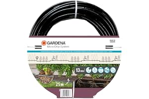 Gardena Micro-Drip-system dropprör 1,6 l/h, kan läggas över och under jord (25 m): Påbyggnadsrör till det vattensnåla bevattn