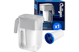 Culligan with ZeroWater Technology 2.8-L Water Filter Jug – Includes 5-Stage Advanced Water Filter, IAPMO Certified to Reduce Lead, Total PFAS (Forever Chemicals), Mercury, Fluoride, and Chlorine