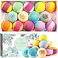 McNory Bombe da Bagno,14 Pezzi Oli Essenziali Naturali Sale da Bagno Effervescente Trattamento Spa Fragrante,Set Bombe da Bag
