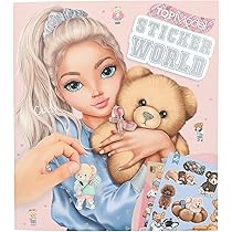 Depesche Ylvi Stickerbuch - 16 Seiten Mit Papier & Puffy Stickern Zum Gestalten