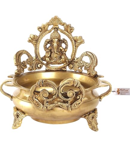 Kalakriti Urli-Schüssel-Set – 2-teilig, Metall, 35,6 Cm, Für Hausdekoration & Feste