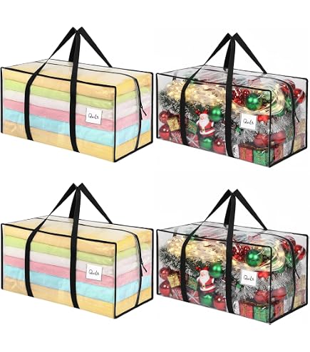 6 Sacs De Rangement 75L Imperméables - Pour Déménagement, Stockage, Voyage - Résistants Jusqu'à 20 Kg