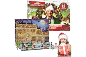 BOBETY National Lampoon’s Christmas Vacation Advent Calendar 2024, 24-Day Christmas Countdown Calendar with Vacation Figures and Accessories, 24 Gifts