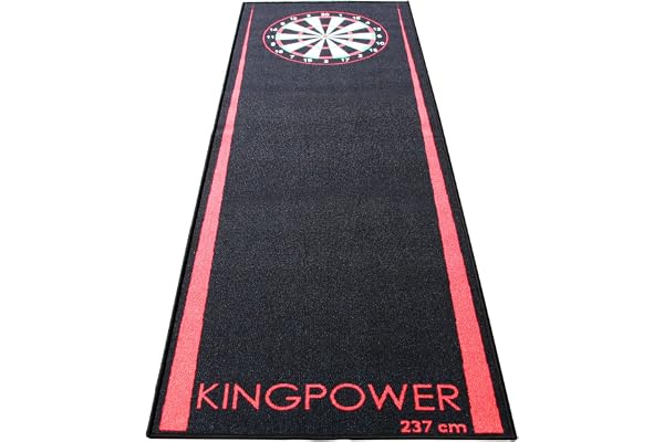 Tapis de Fléchettes Paillet de Fléchettes Tournoi Fléchettes 237x80 cm Kingpower