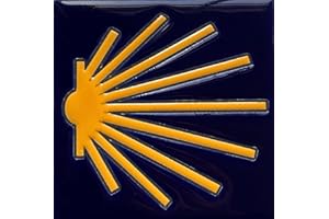 JAKOBSWEG [BEWAHRER] Piastrelle in ceramica conchiglia dei pellegrini