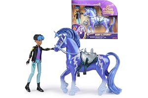 Unicorn Academy - L'Ecole des Licornes - Licorne Storm + Poupée Rory - Licorne, Poupée Et Accessoires À Collectionner- Jouets Inspirés De La Série L'Ecole des Licornes - Jouet Enfant 4 Ans Et +