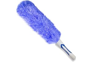 WinHux Feather Duster Head Replacement for Extension/Telescopic Poles WinHux Attachment Bendable And Washable Head, Dust Remover - Blue Feather Duster Head Replacement, Feather Dusters for Cleaning