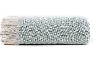 Todocama - Colcha Multiusos Sofa, Manta Foulard, Plaid para Cama, Cubresofa Cubrecama, Jarapas, Fabricado en España, Espiga. (230x260cm, Verde).