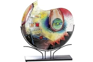 GILDE GLAS art Wazon ze szkła - prezent - urodziny - ślub - wys. 49 cm