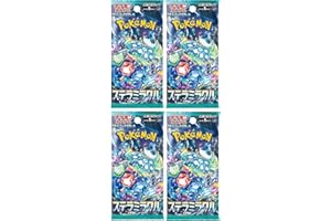 Pokemon Scarlet & Violet Expansion Pack SV7 Stellar Miracle 4 Booster Packs - Japanisch und BB-Toy-Trades Toploader