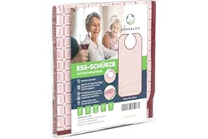 Sensalou Bavoirs Pour Adultes - Bavette Imperméable avec fermeture à bande agrippante
