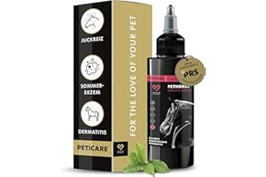 Peticare Soin Spécial pour Chevaux | pour eczéma Estival, dermatite et démangeaisons | Favorise la régénération de la Peau avec Le système PRS® à libération prolongée – petHorse Health 2000