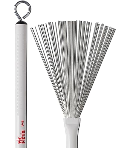 B.VF.8DN - Bacchette Per Batteria VIC FIRTH 8DN Jazz American Classic Hickory Punta Nylon.1.1.37.gp.1955