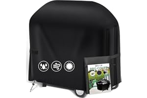 SPGOOD Funda Barbacoa Exterior Impermeable, Tela Oxford 420D, Cubierta para Barbacoa de Gas Funda Protectora Resistente al desgarro，Universal 105x49x102 cm