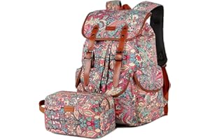 Baosha Duży damski plecak na laptopa 15,6 cala College School plecak podróżny plecak turystyczny z bezpłatną kosmetyczką CN-01