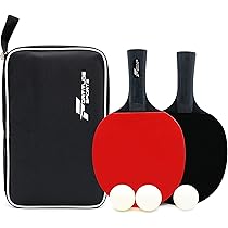 Diompirux Set Ping Pong Professionale - 2 Racchette, 3 Palline, Borsa Portatile - Foto 12