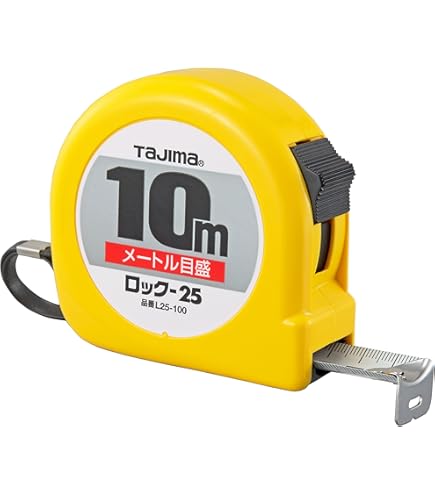 Tajima H6P30MY Hi Lock meetlint, geel, 3 m x 16 mm