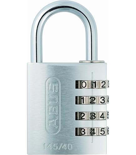 Lucchetto ABUS 145/30 Nero - Combinazione Numerica, Alluminio, Senza Chiave - Foto 3