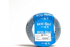 REVI Cable FLEXIBLE LSZH (LIbre de Halógenos) H07Z1-K(AS) 1 x 1,5 mm² 100 m (Gris)