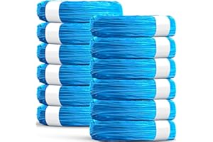 OBAKAER Nappy Bin Refills 12-Pack (4.5m each) Diaper Pail Refill Bags Compatible with Tommee Tippee Twist & Click Angelcare Refill for All Models Bins,Powerful Odor Lock Nappy Bin Refill Bags,Plant Scented