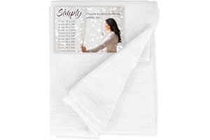 Tex family Coppia tendine vetro moderne SIMPLY Bianco - tessuto poliestere bouclè semitrasparente, orlino tunnel - COPPIA (2 TELI) CM. 80X150