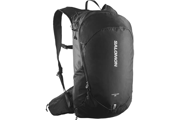 Salomon Trailblazer 20 Backpack, sac à dos léger et polyvalent de 20 litres avec poches latérales extensibles et harnais rembourré, idéal pour la randonnée ou la ville