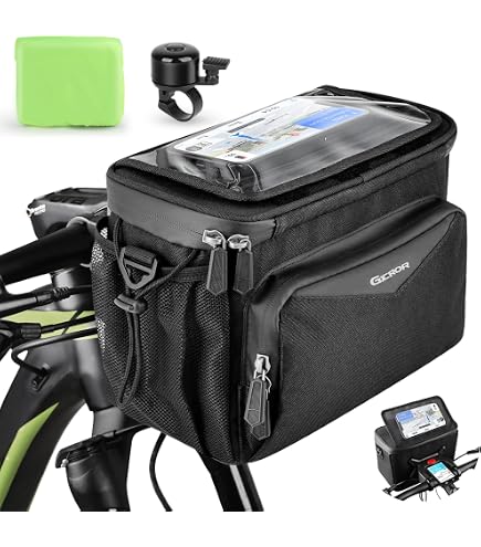 lixada fahrrad lenkertasche Fahrradtasche, wasserdichte Eva Hartschale Hängetasche, 3L, multifunktional, Schultertasche, Umhängetasche, für Mountainbike Rennrad Elektroroller, 18,5 x 12,5 x 25,5cm Sport & Freizeit mens-apparel Shimano PD-EH500 Hybrid-Pedal – Farbe:ESTSRS/SNDSTNMET
