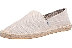 Altxic Herren Komfort Canvas Slip on auf Espadrilles Flache