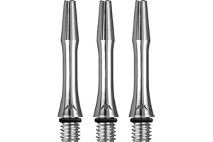 MISSION DARTS Tallos de Alicross Mission | Cañas de aluminio personalizadas | Negro, Plata, Azul y Rojo | Disponible en corto, Tweenie y Menium