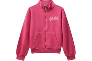 United Colors of Benetton Giacca M/L 3j68c505d Maglia di Tuta Bambine e Ragazze