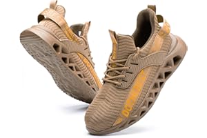 Furuian Chaussures de Sécurité Homme et Légère Baskets de Sécurité Femme Embout en Acier Chaussure Respirant Basket Securité Chaussures de Travail Homme Confortable Bottes de Sécurité