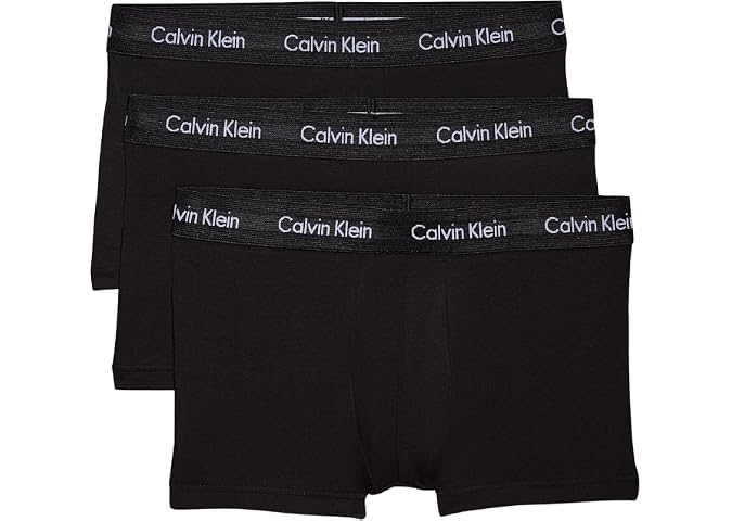 Calvin Klein Men's Boxer Shorts Trunks Cotton with Stretch Pack of 3 | Mens Underwear Boxer Briefs Pack Seamless Design Calvin…