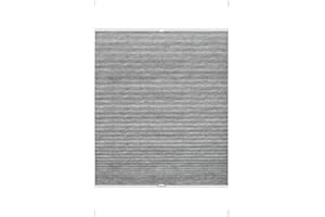 GARDINIA Cortina Plisada Concepto clipado Lilly Green Gris 50 x 130