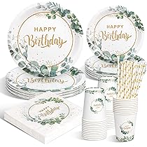 Decorazione Compleanno - Striscione 'Buon Compleanno' Oro E Bianco - Con Palloncini E Pompon - Foto 7