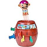 TOMY T7028A1 Kinderspiel "Pop Up Pirate", Hochwertiges Aktionsspiel für die Familie, Piratenspiel zur Verfeinerung der Geschi