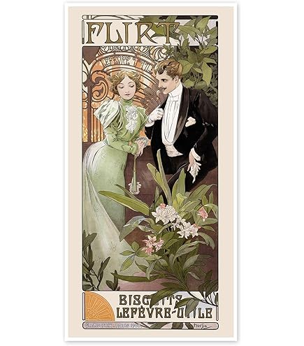Poster MéDéE Mucha Sarah Bernhardt - Litho 50x140cm - Affiche Vintage