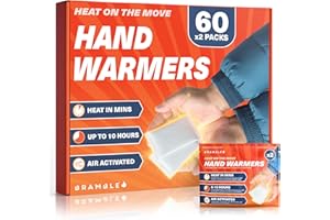 Bramble - Disposable Hand Warmers – Pocket Warmers for Hiking, Outdoor Activities, Skiing, Camping, and Cycling – Provides Up to 8 Hours of Heat