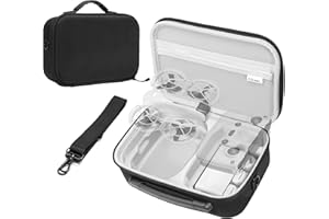 FPVtosky Custodia da Viaggio per DJI NEO Drone, Borsa di Stoccaggio Accessori (For Neo Fly More Combo, Black)