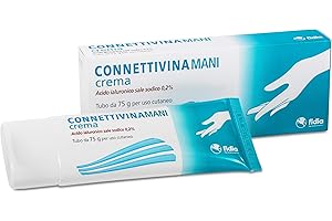 Fidia Farmaceutici ConnettivinaMani Crema - Tubo da 75g, a Base di Acido Ialuronico Sale Sodico 0,2%